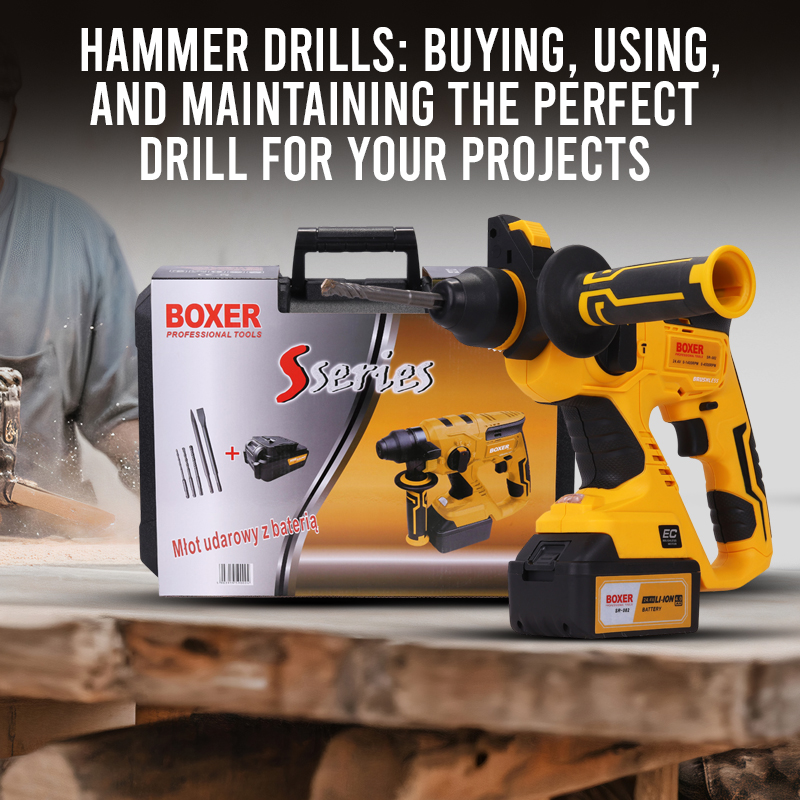 Hammer Drills: Buying, Using, and Maintaining the Perfect Drill for Your Projects