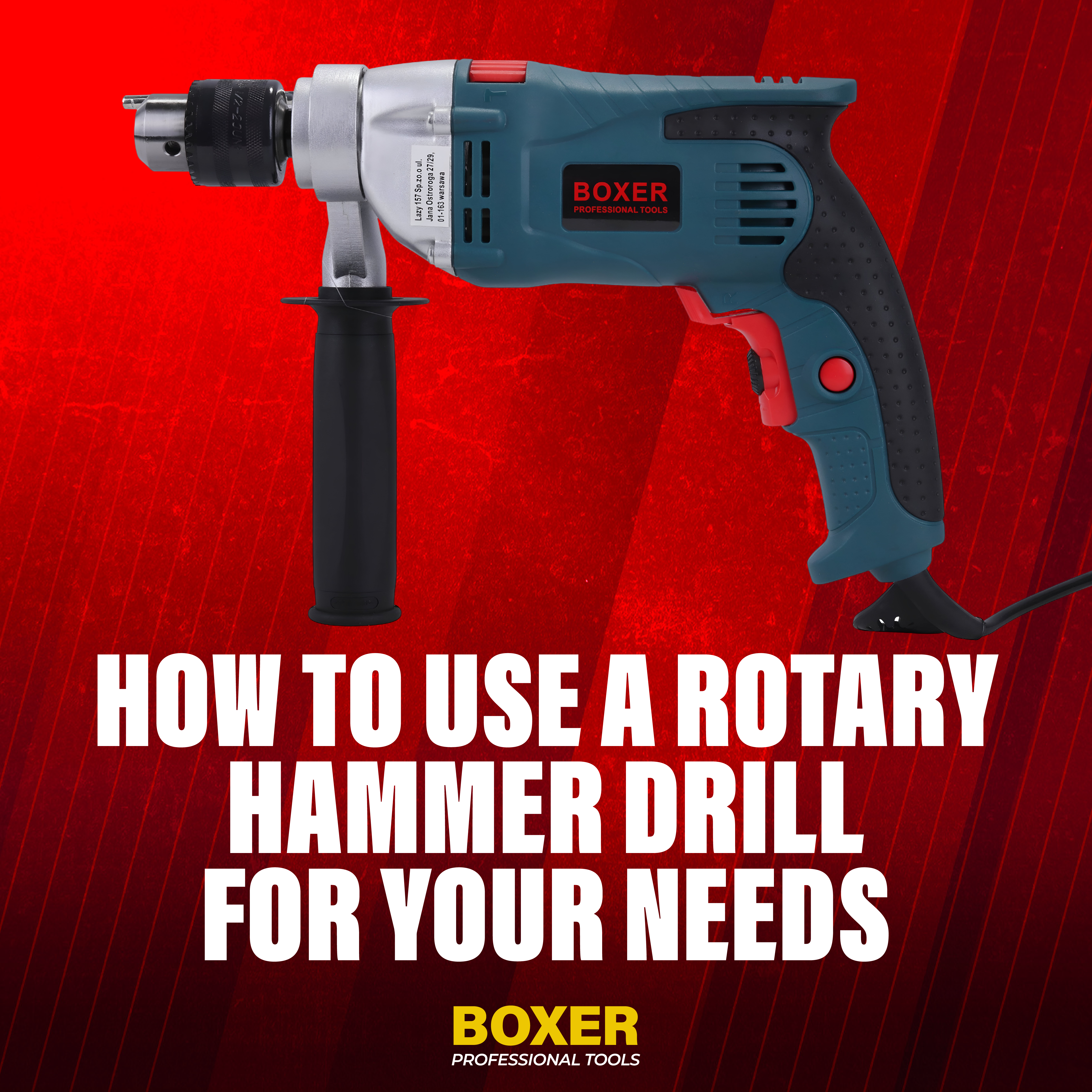 How to Use a Rotary Hammer Drill for Your Needs