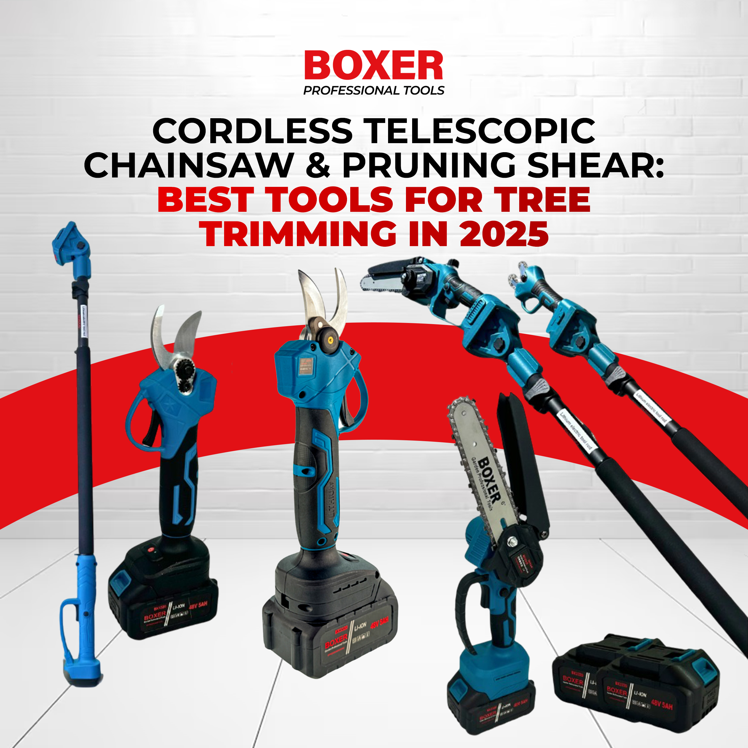 Cordless Telescopic Chainsaw & Pruning Shear: Best Tools for Tree Trimming in 2025