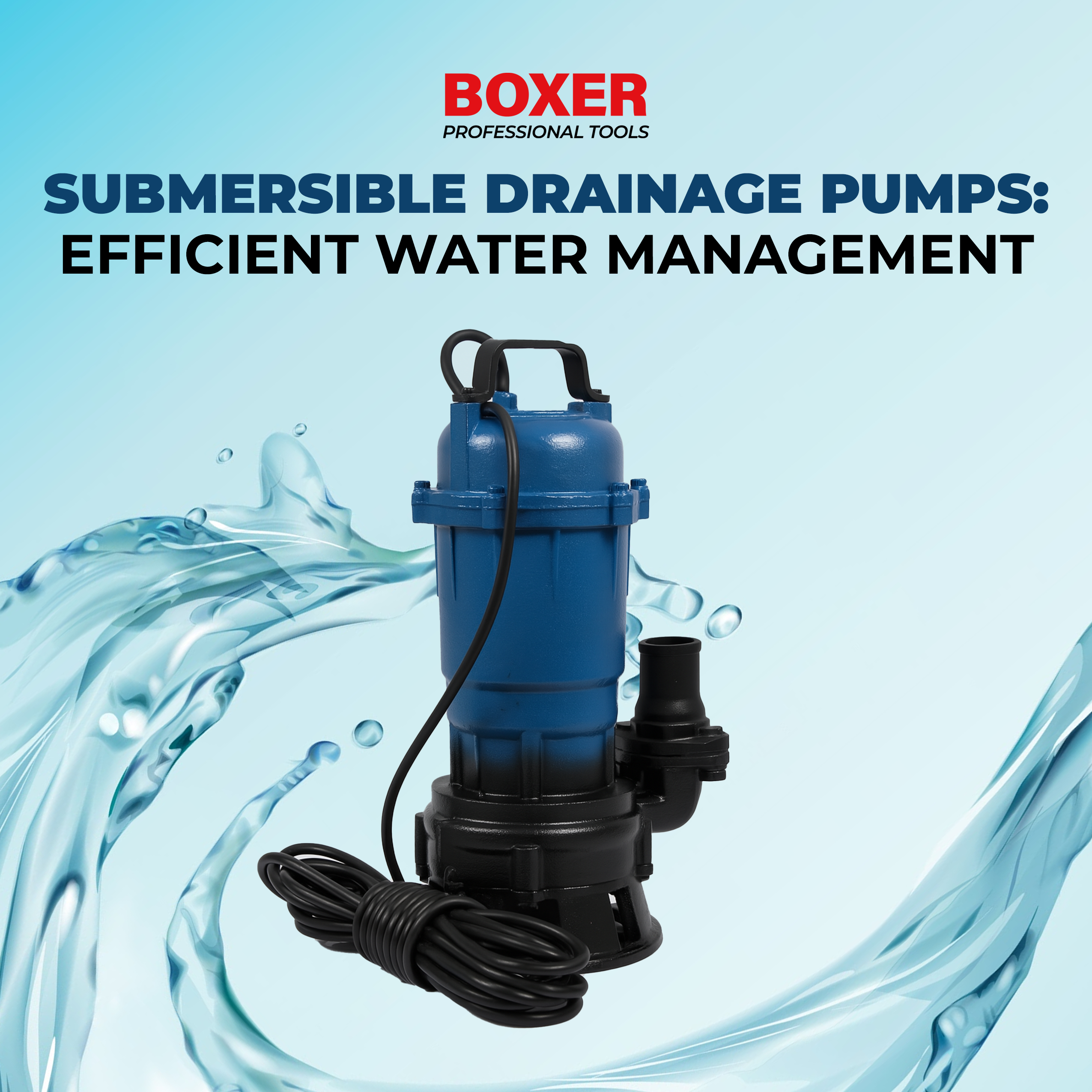 Submersible Drainage Pumps: Efficient Water Management