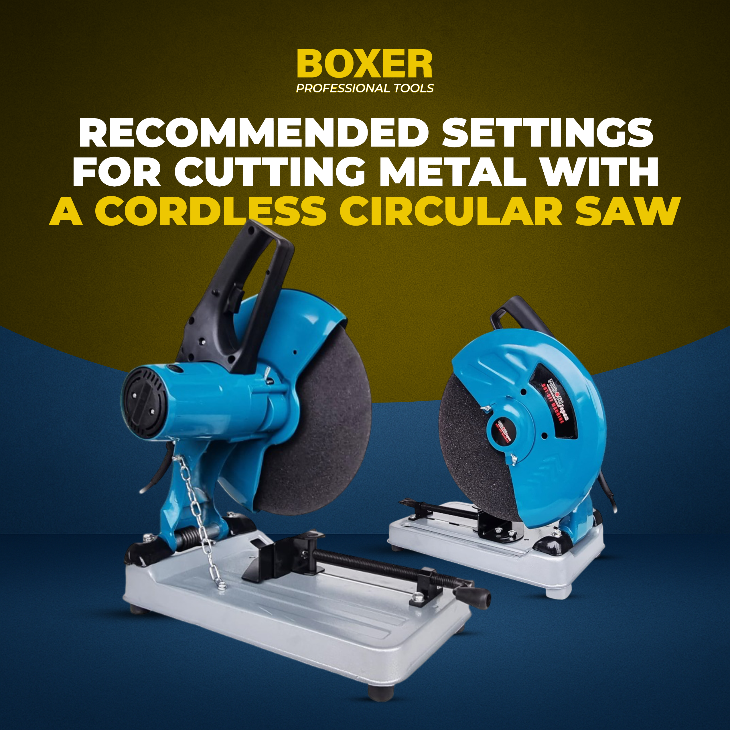 Recommended Settings for Cutting Metal with a Cordless Circular Saw