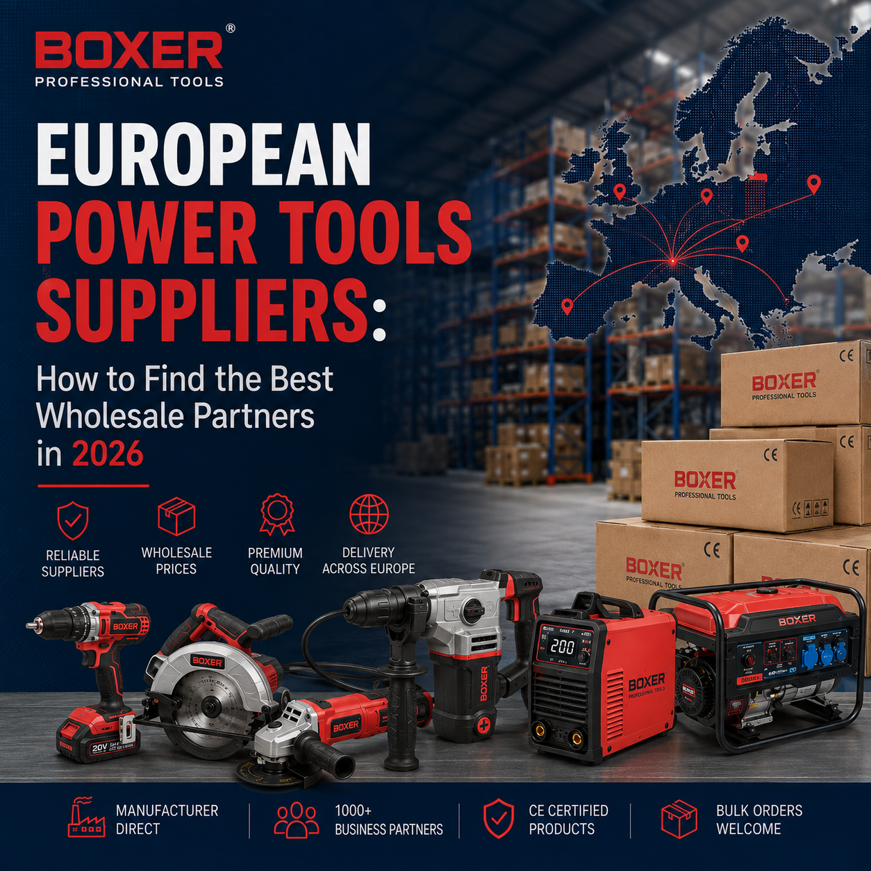 European Power Tools Suppliers: How to Find the Best Wholesale Partners in 2026