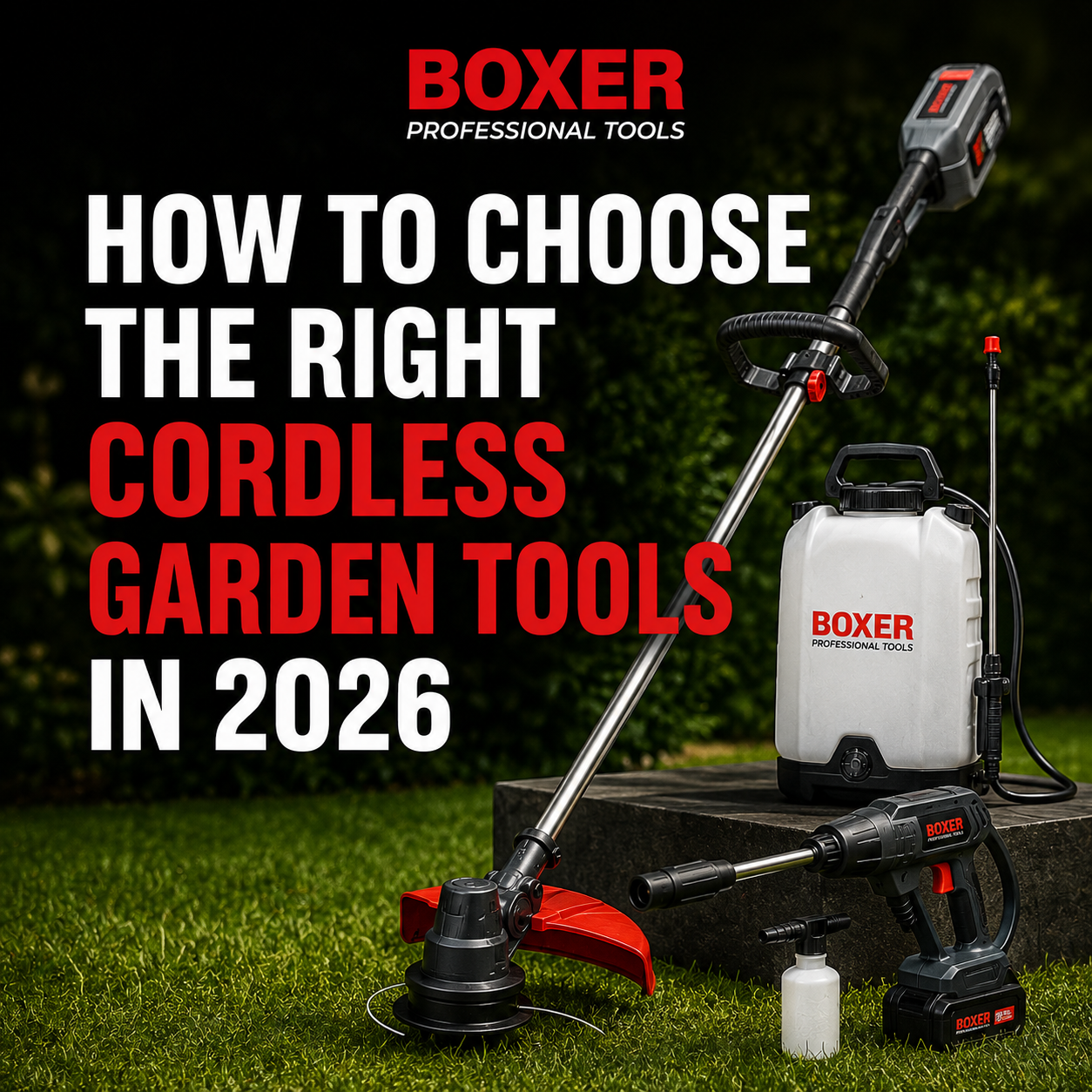 How to Choose the Right Cordless Garden Tools in 2026