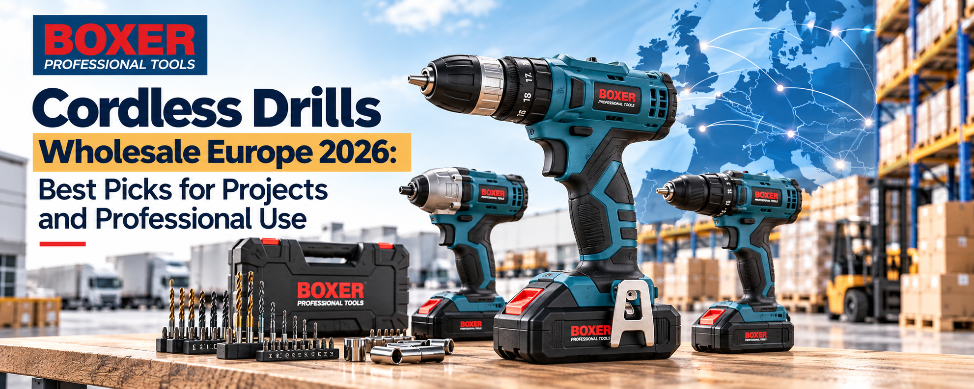 Cordless Drills Wholesale Europe 2026: Best Picks for Projects and Professional Use