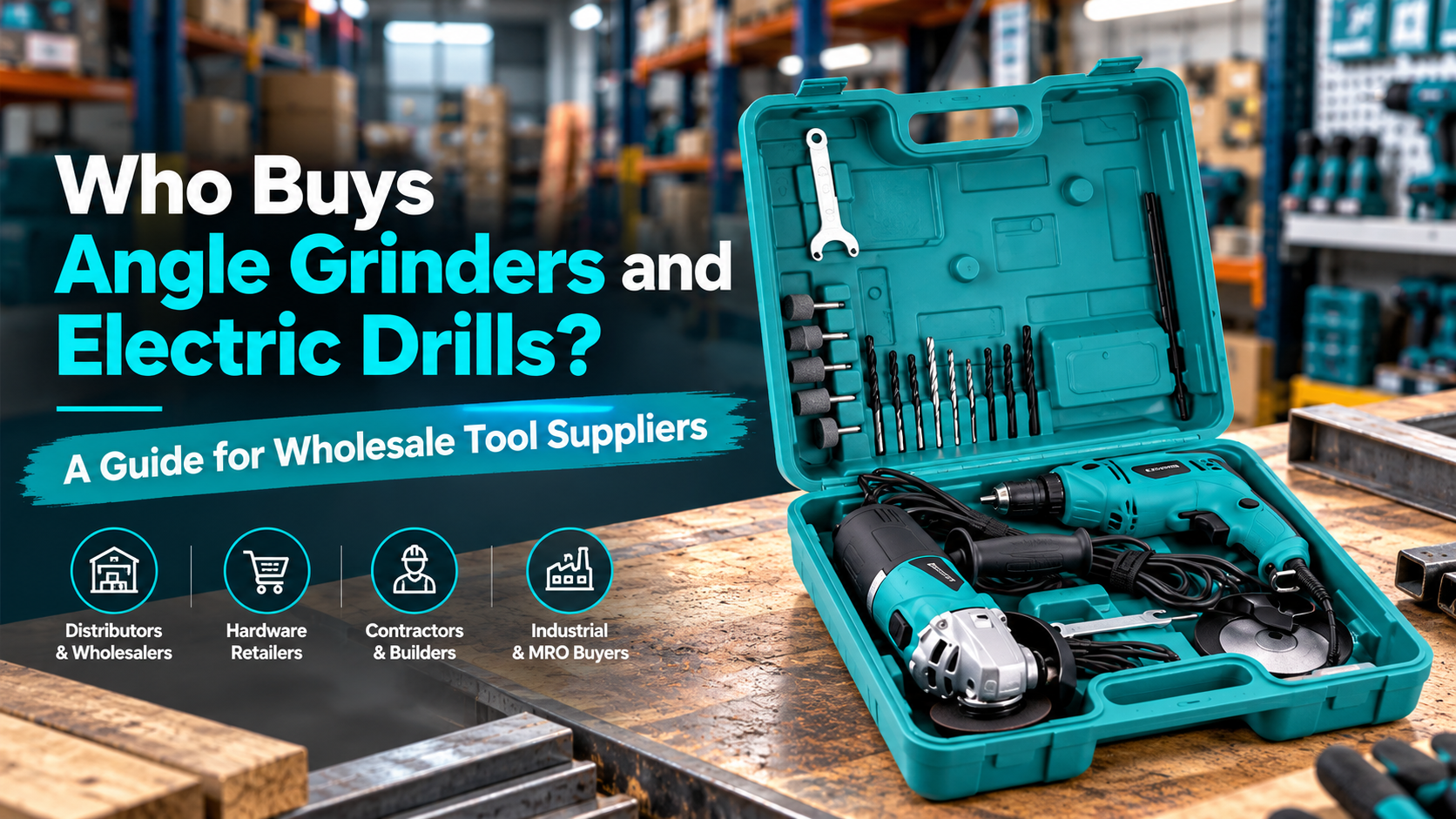 Who Buys Angle Grinders and Electric Drills? A Guide for Wholesale Tool Suppliers